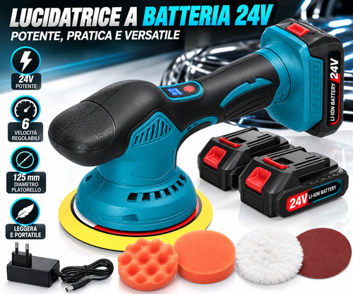 Lucidatrice auto batteria - auto,