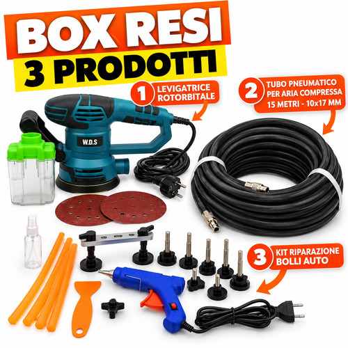 Box resi lotto utensili usati - resi,