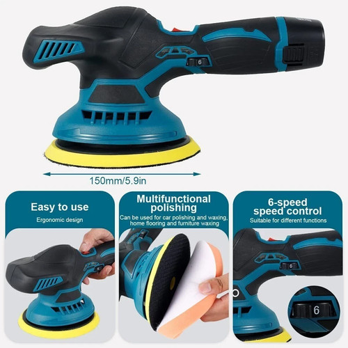 Lucidatrice rotorbitale con - rotorbitale,